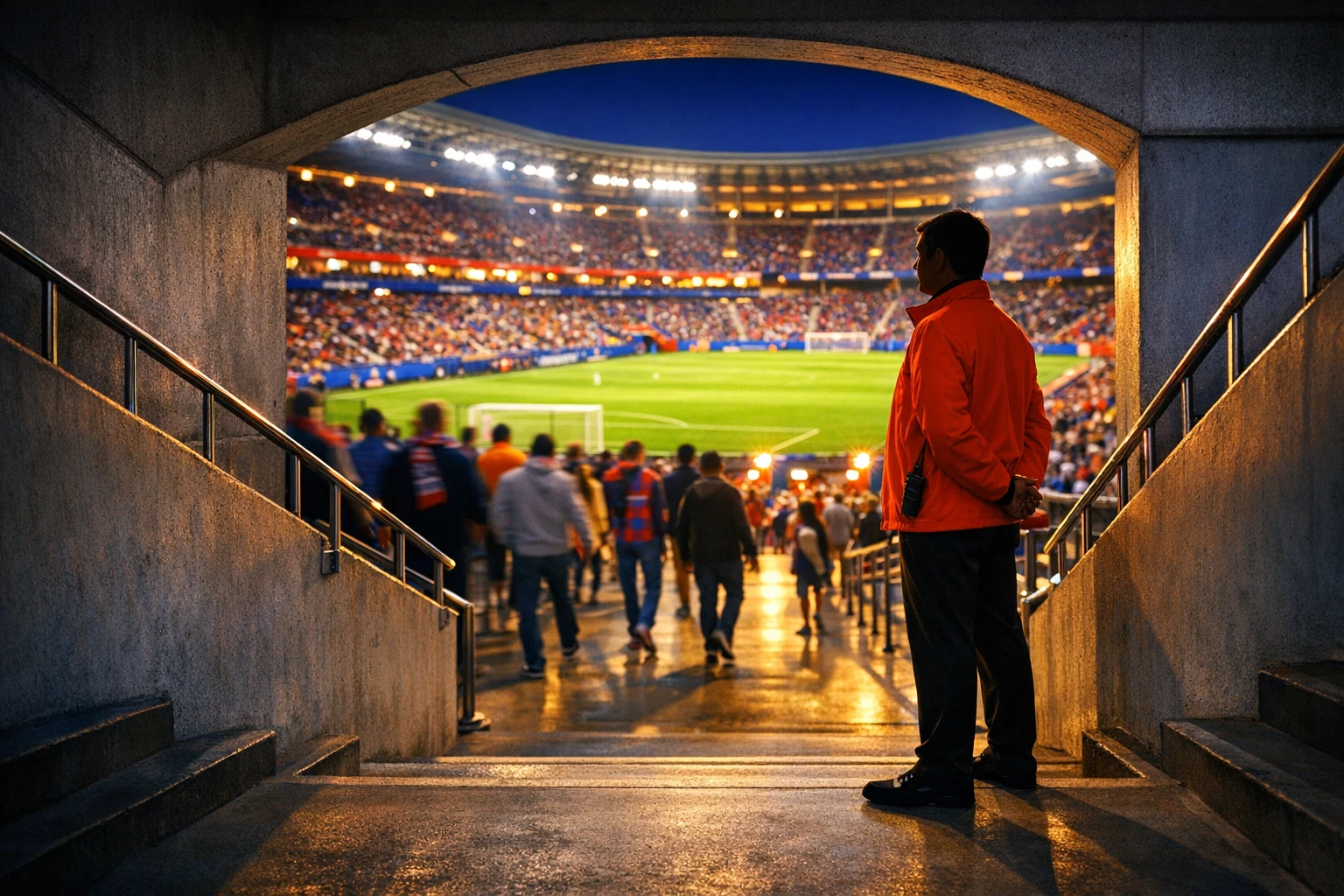 Cómo trabajar como controlador de acceso en partidos de fútbol