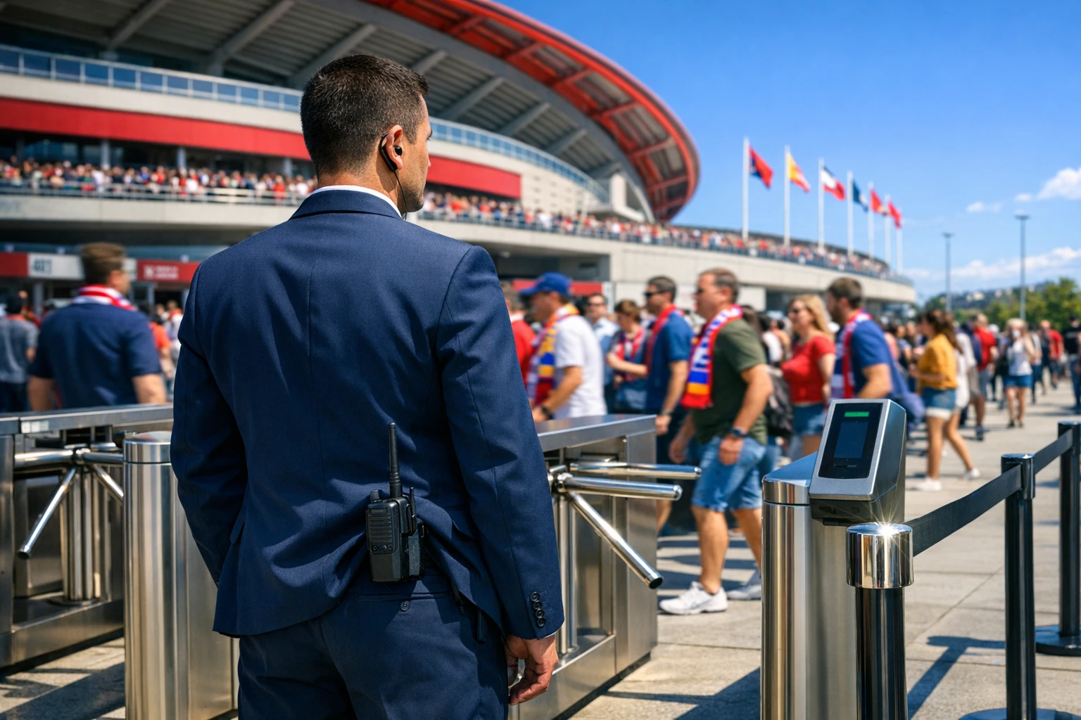 Trabaja Como Controlador de acceso en partidos de futbol